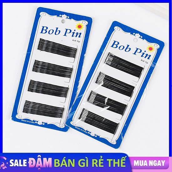 [HCM]Set 36 Kẹp Tóc - Kẹp Tăm - Kẹp Xỉa Màu Đen Thời Trang Dễ Thương (Kèm Ảnh Thật)