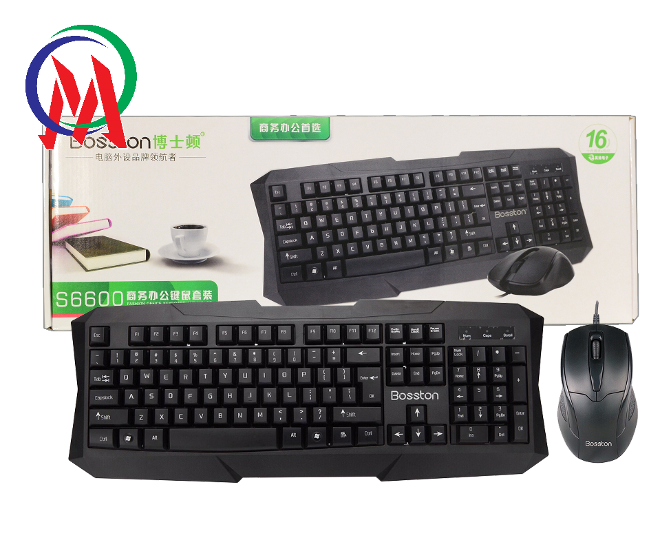 [HCM]Bộ phím chuột bosston s6600