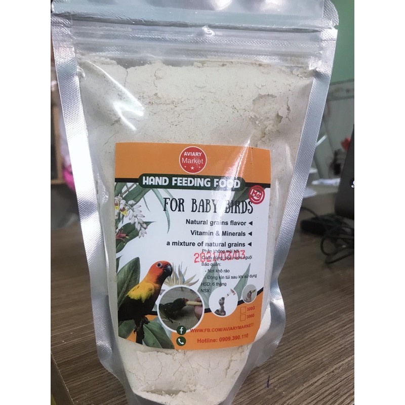 Bột đút vẹt non bột vẹt non sinh sản bột nuôi vẹt ngực hồng bột vẹt love bird bột nuôi chim non