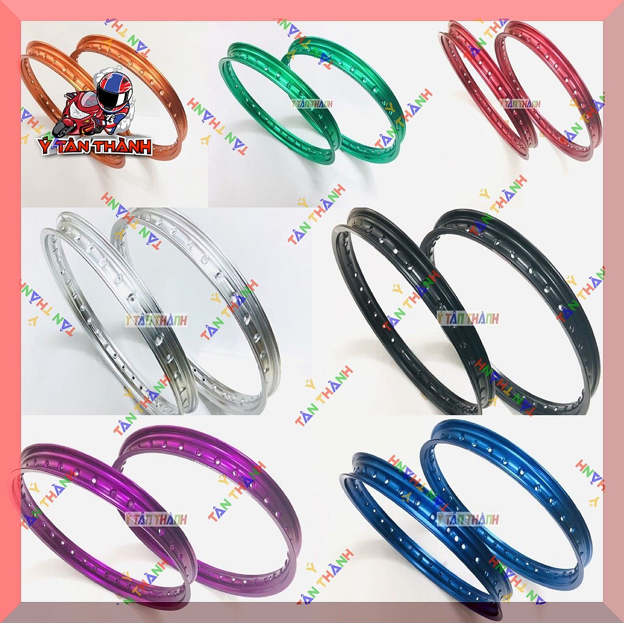 Niềng Nhôm Xe Máy Size 1.4 1.4