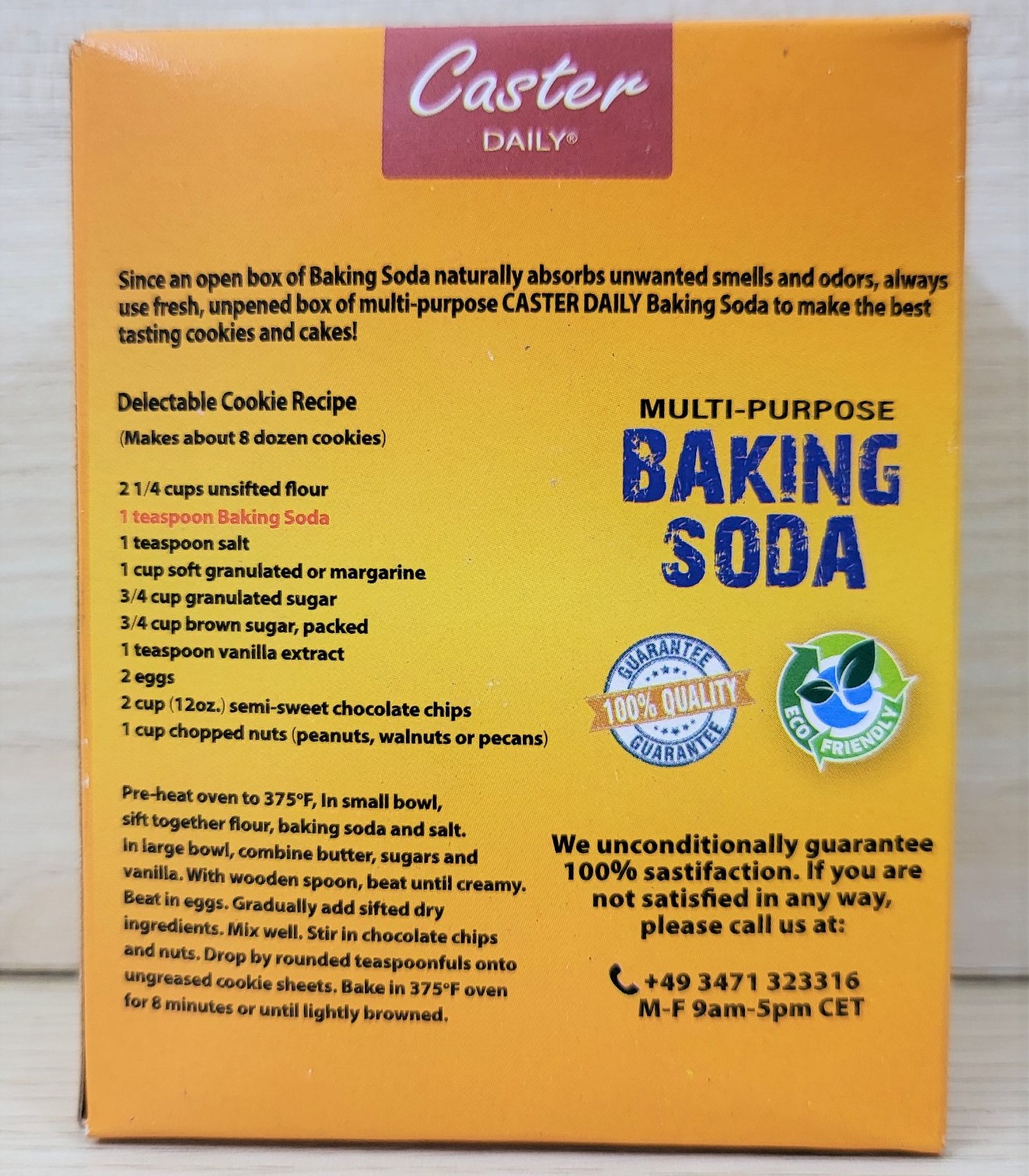 (hộp 227g) MUỐI NỞ TINH KHIẾT (muối nổi) CASTER Multi Purpose Baking Soda
