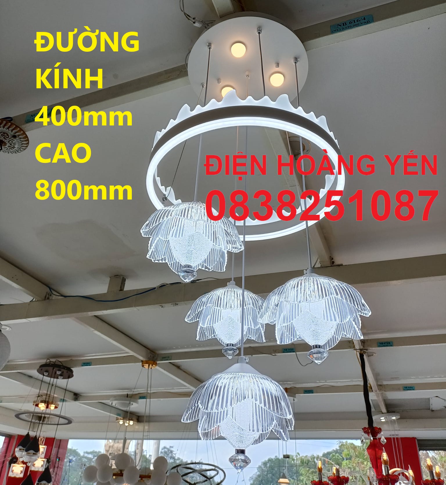 Đèn Thả Led Trang Trí LED 3 MÀU