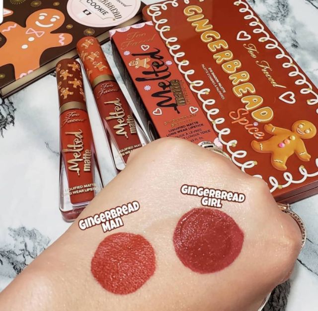 Son kem lỳ Too Faced Gingerbread Man/Nasty Girl Fullsize