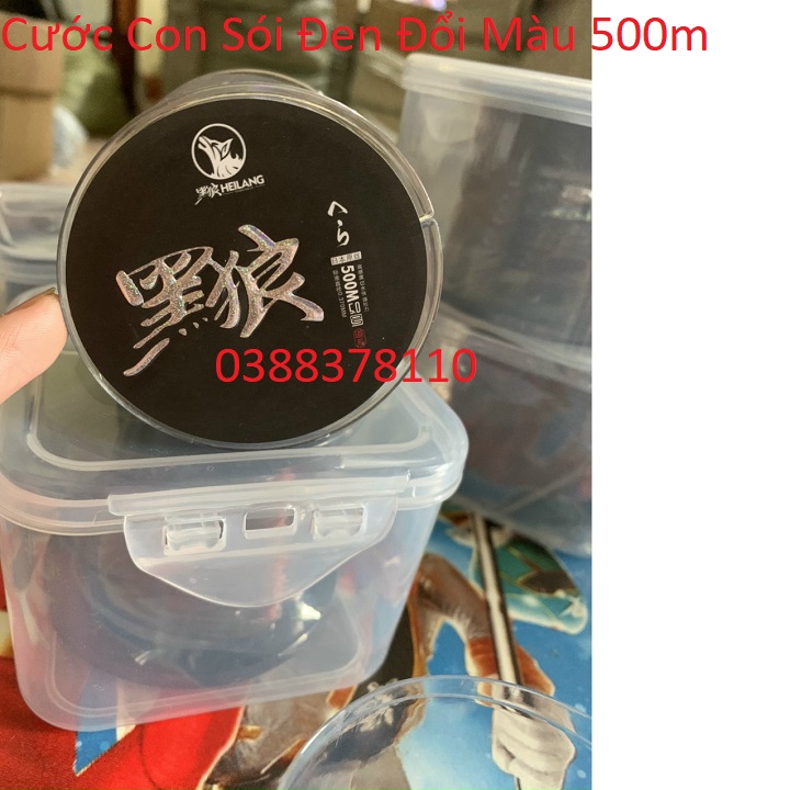 Dây cước con sói đen đổi màu 500m
