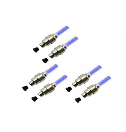 Bộ 2 đèn led gắn van bánh xe đạp (xanh dương)