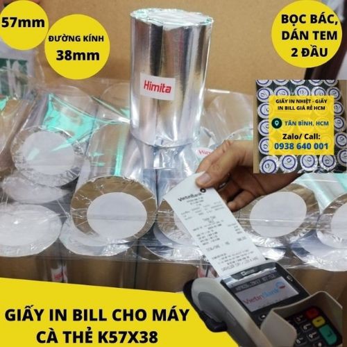 [HCM]Giấy in nhiệt K58(Postaxi)