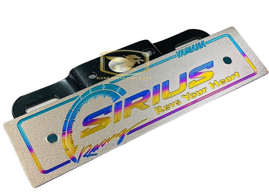 Bảng tên TITANIUM điện phân dành cho Sirius (100% TITAN)