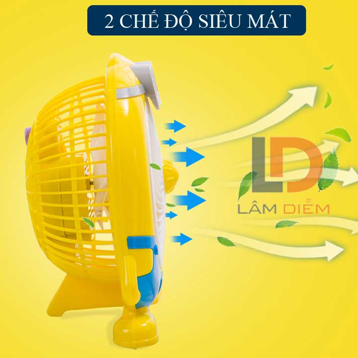 quạt hình thú điện 220v siêu mát