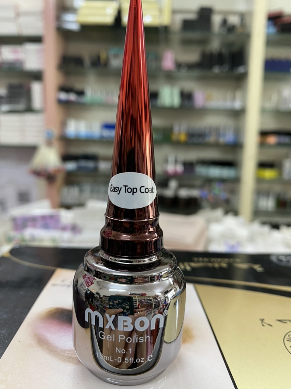 Sơn gel móng tay liên kết, bóng mxbon
