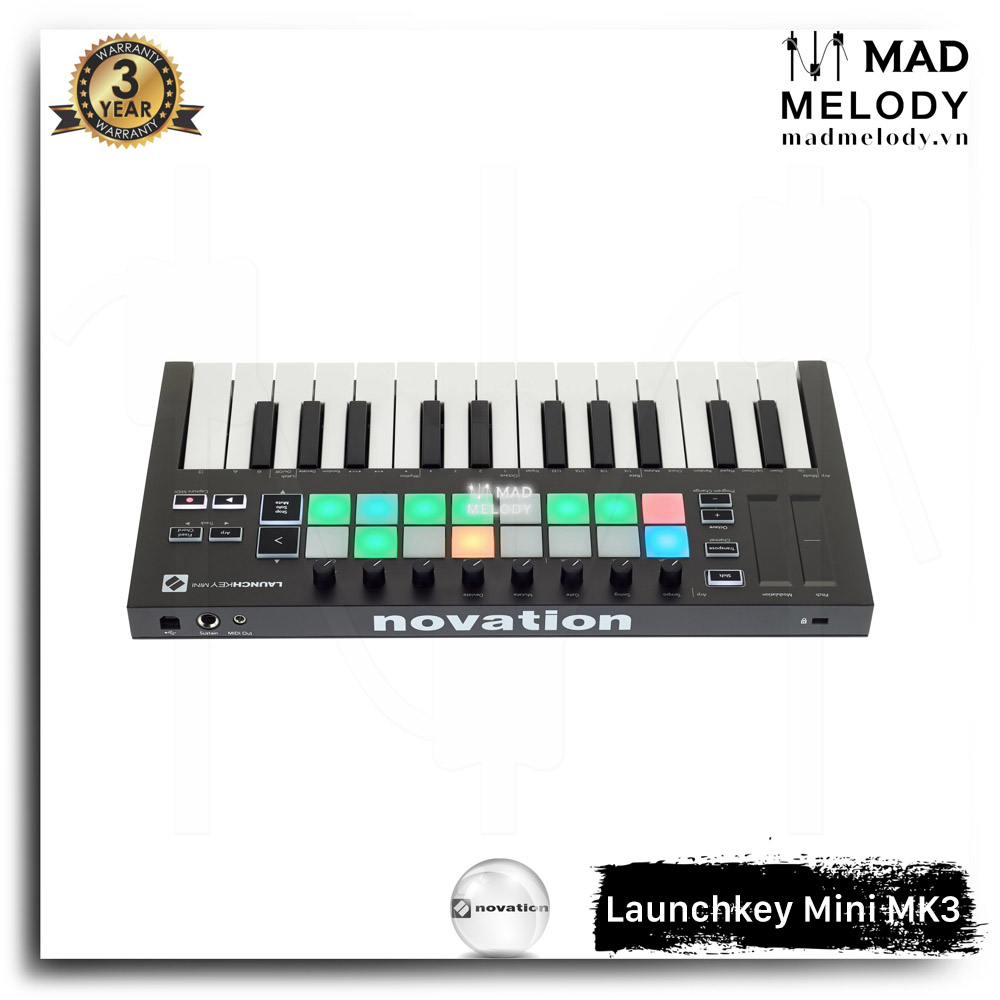 Novation Launchkey Mini MK3 MIDI Keyboard [đàn soạn nhạc nhỏ gọn đời 3 25 phím mini NEW]