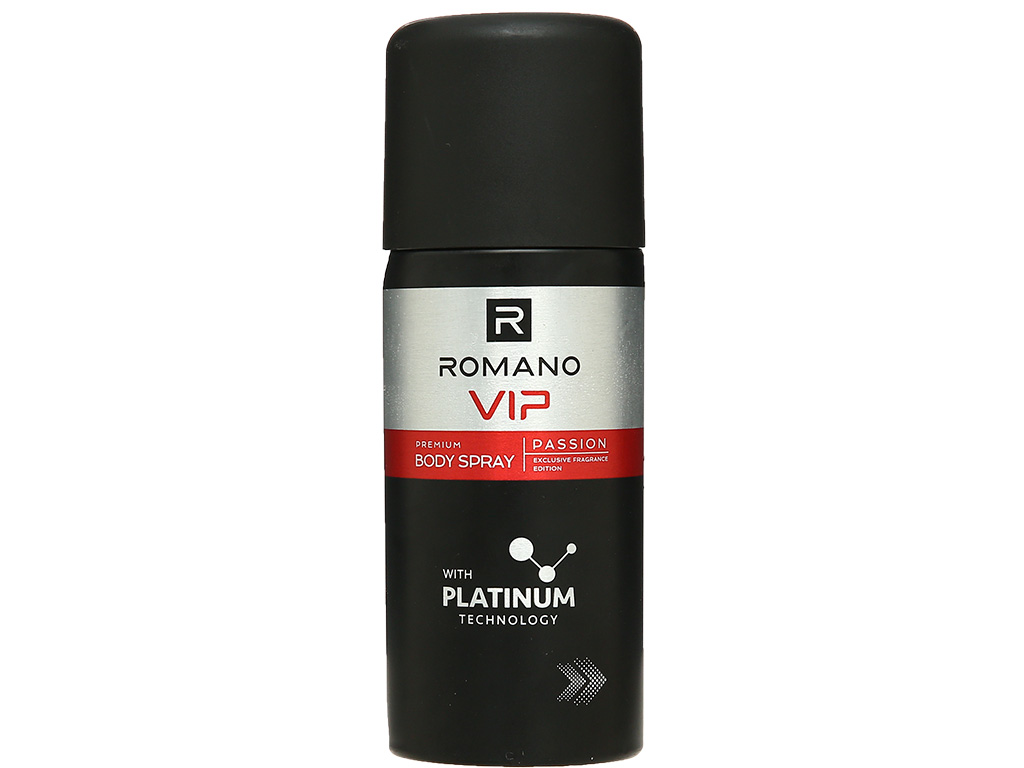 Xịt khử mùi toàn thân Romano 150ml