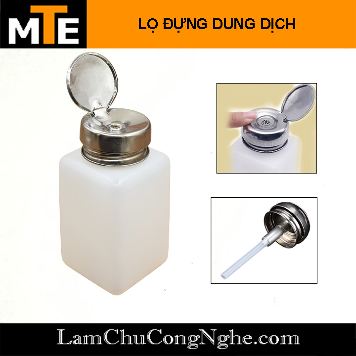 Lọ đựng dung dịch axeton 100ml, 200ml chất lượng cao