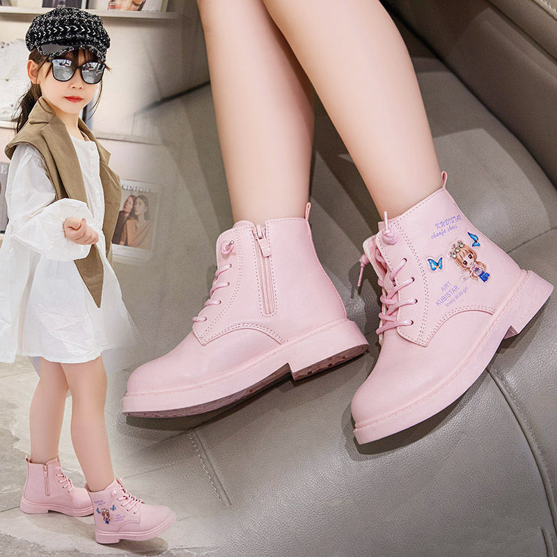 Bốt bé gái , giày bốt bé gái in hình công chúa BOT68
