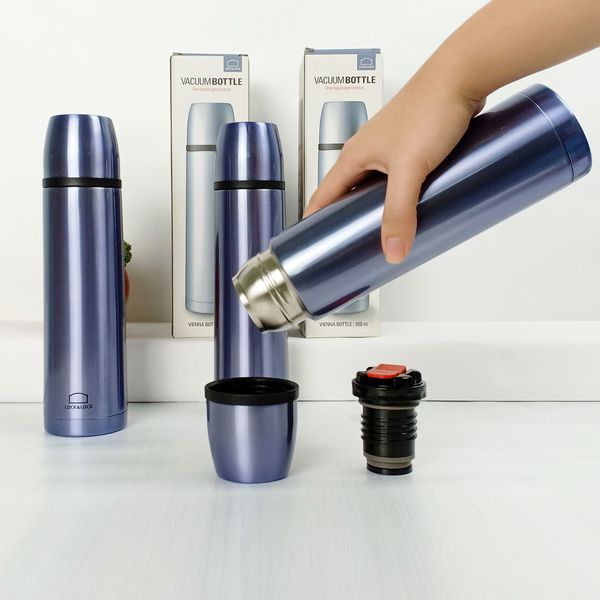 [HCM]Bình Giữ Nhiệt Lock&Lock Vienna (500ml) - LHC1430SG