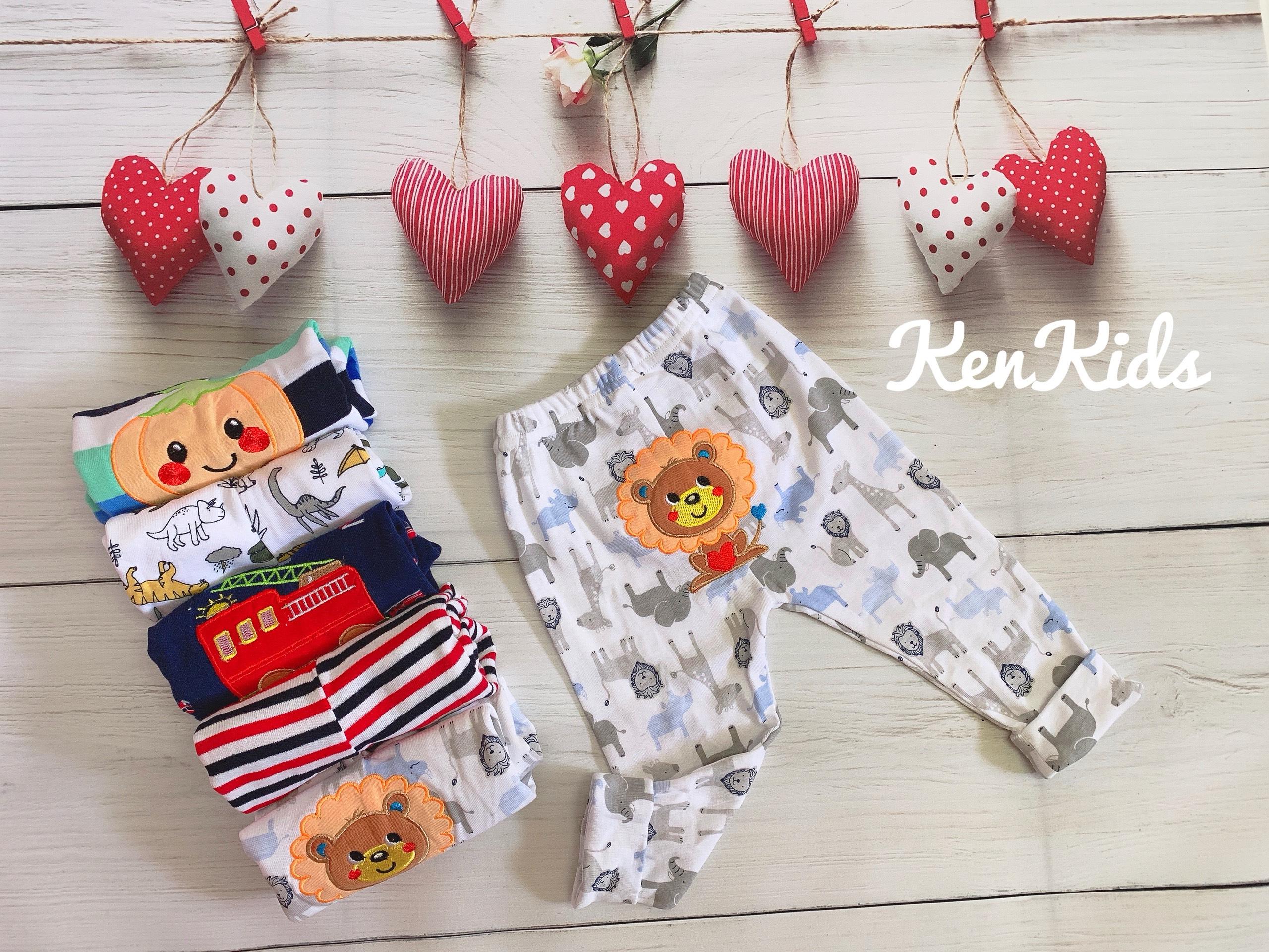 Set 2 Quần dài thêu mông thú Carter Thái Lan (5-13kg) bé trai