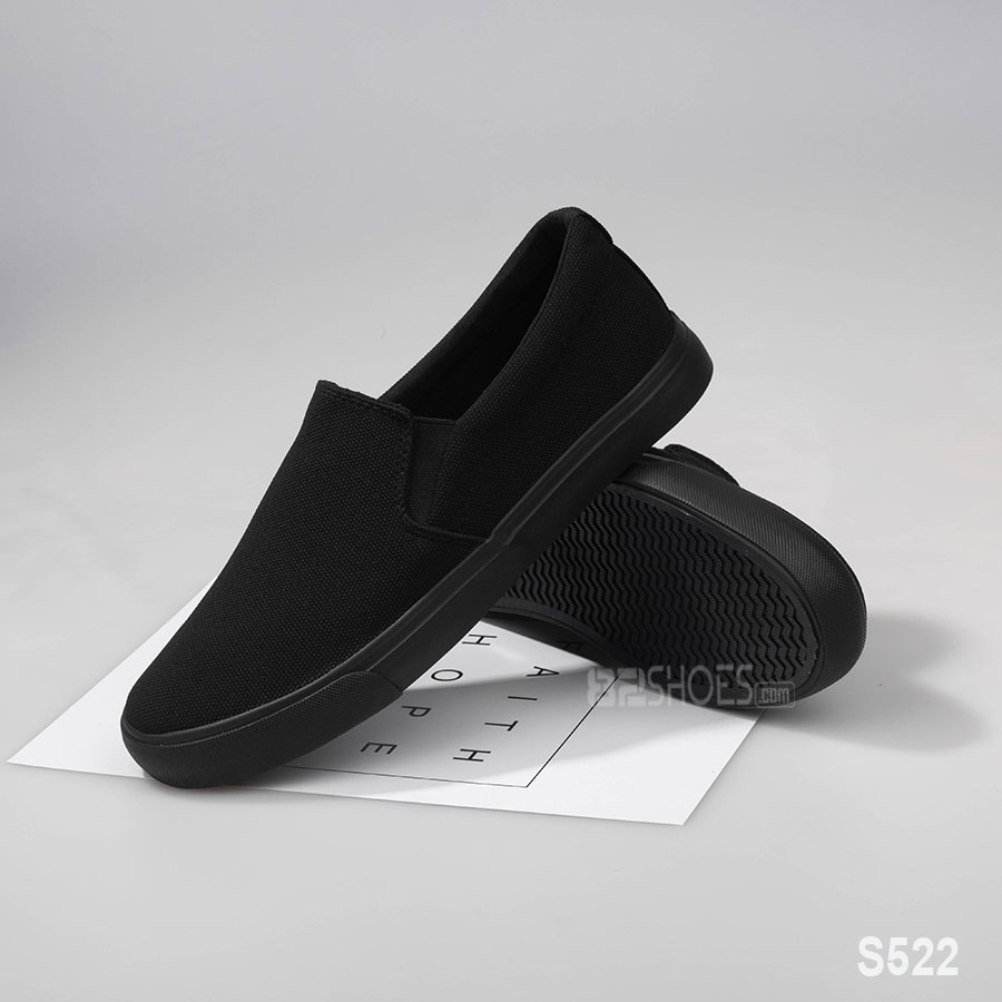 Giày lười nam - Slip on nam vải - Mã S522