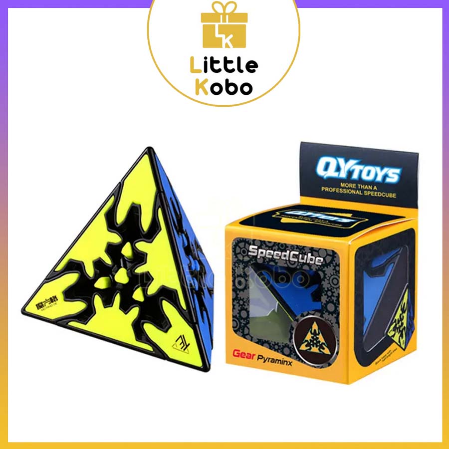Rubik QiYi Pyraminx Gear Cube Rubic Biến Thể Bánh Răng Series Đồ Chơi Trí Tuệ Trẻ Em Phát Triển Tư Duy - Little Kobo