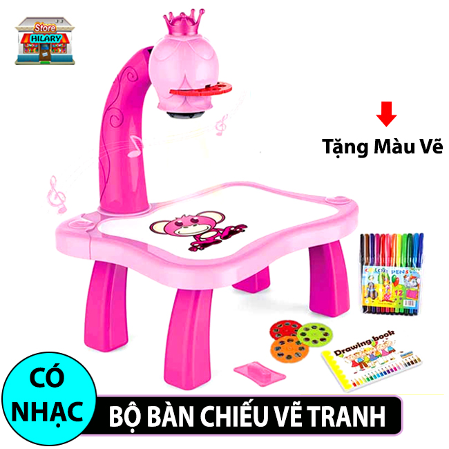 [CÓ 2 MÀU] Bộ Bàn Máy Chiếu Cho Bé Tập Vẽ - Máy Chiếu Thông Minh Tập Vẽ Tranh , Bộ Bàn Chiếu Vẽ Hình , Máy Chiếu Vẽ Tranh Cho Bé , Máy Chiếu Vẽ Hình Cho Bé