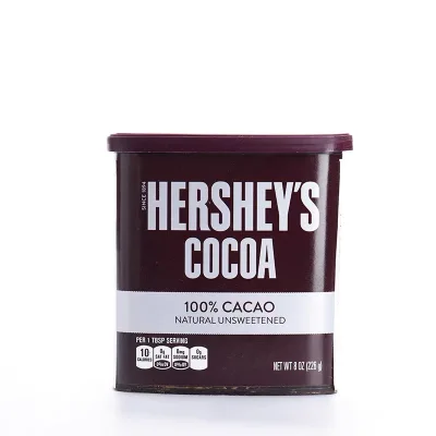 Bột Cacao/ Socola Vị Tự Nhiên Thơm Ngon Đậm Đà Hershey's Cocoa 100% Cacao 226g (100% From USA)