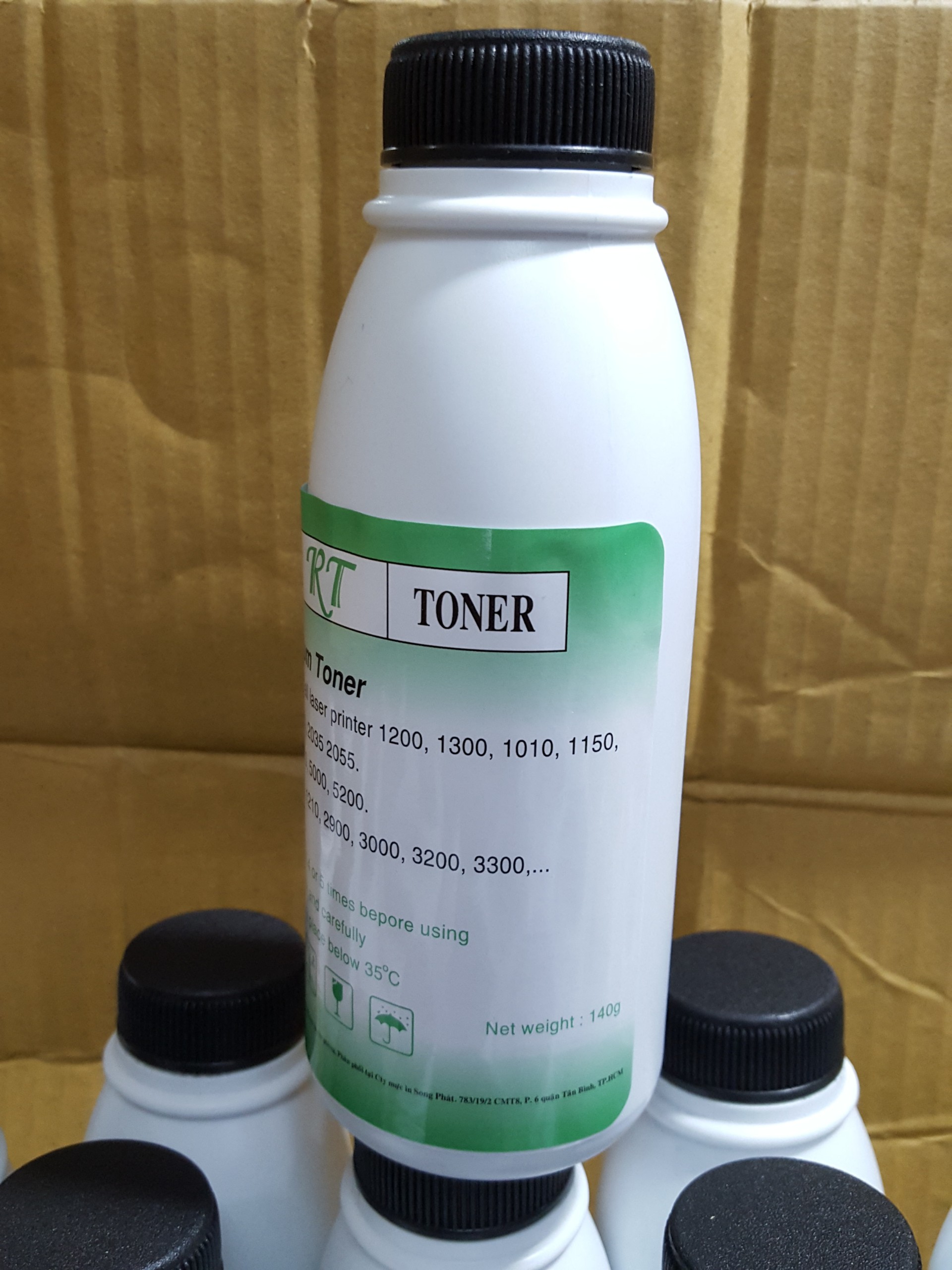 Combo 5 chai Mực nạp Premium đậm 12A/ 05A/ 80A/ 49A/ 53A