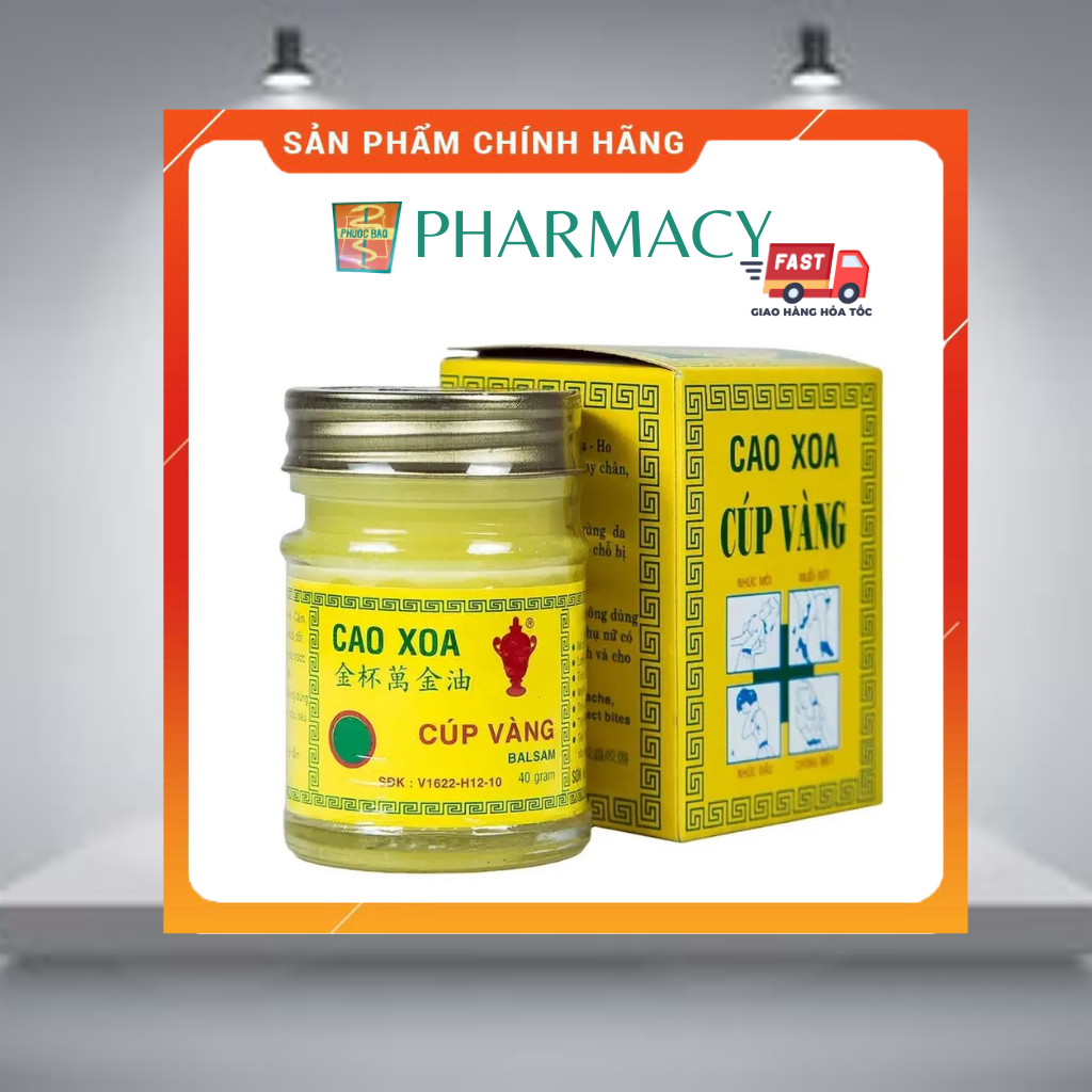 Cao xoa cúp vàng balsam , dầu cù là 40g