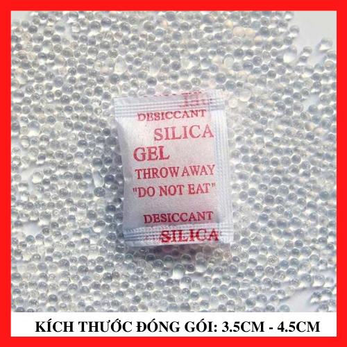 [HCM] 0,5Kg Gói hút ẩm Silicagel loại 2gr (250 gói) - Bảo quản thực - dược phẩm, đồ công nghệ, quần áo - Chống ẩm mốc, chống gỉ sét, chống mùi....