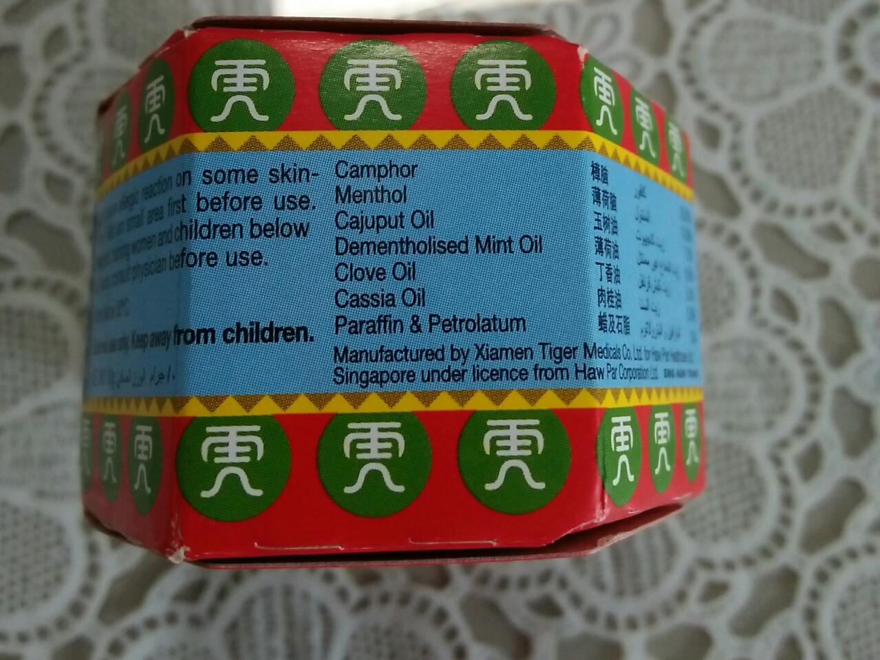 6 Dầu Tiger Balm Red 10gr