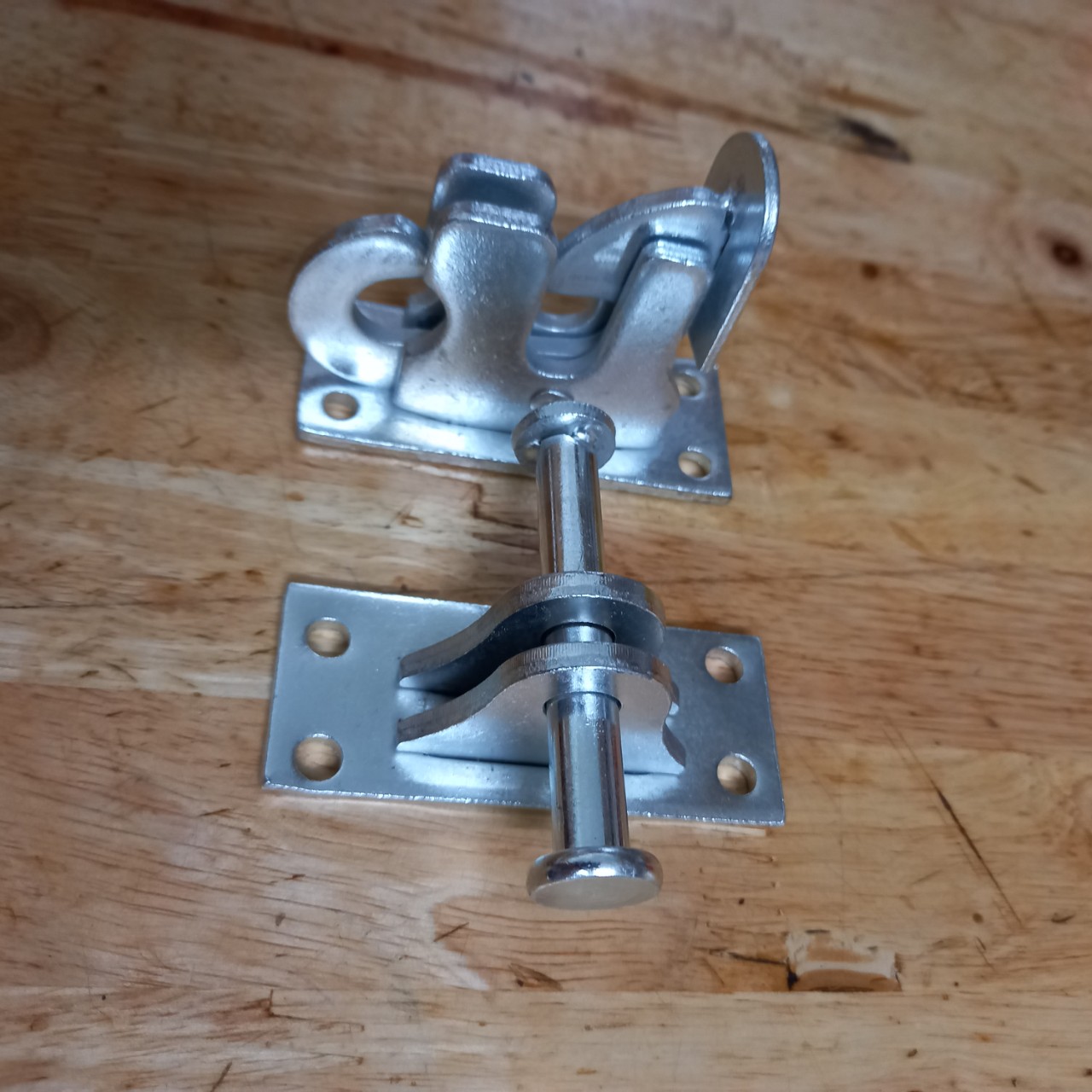Chốt Cửa Tự Động, Tự Đóng Inox 304- 2 Phiên Bản Then Cố Định/ Di Động - Bản Cao cấp - Không Ưng Hoàn Tiền