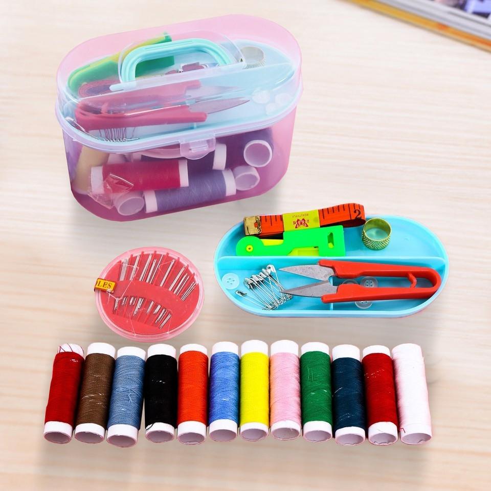 HỘP KIM CHỈ 54 CHI TIẾT TIỆN LỢI - BỘ DỤNG CỤ MAY VÁ, KHÂU VÁ ĐA NĂNG