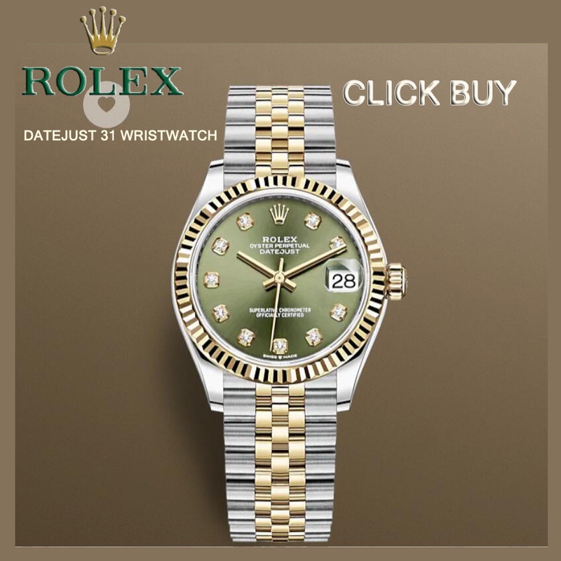 Rolex Women Watch Stainless Steel Fashion Quartz Wristwatch