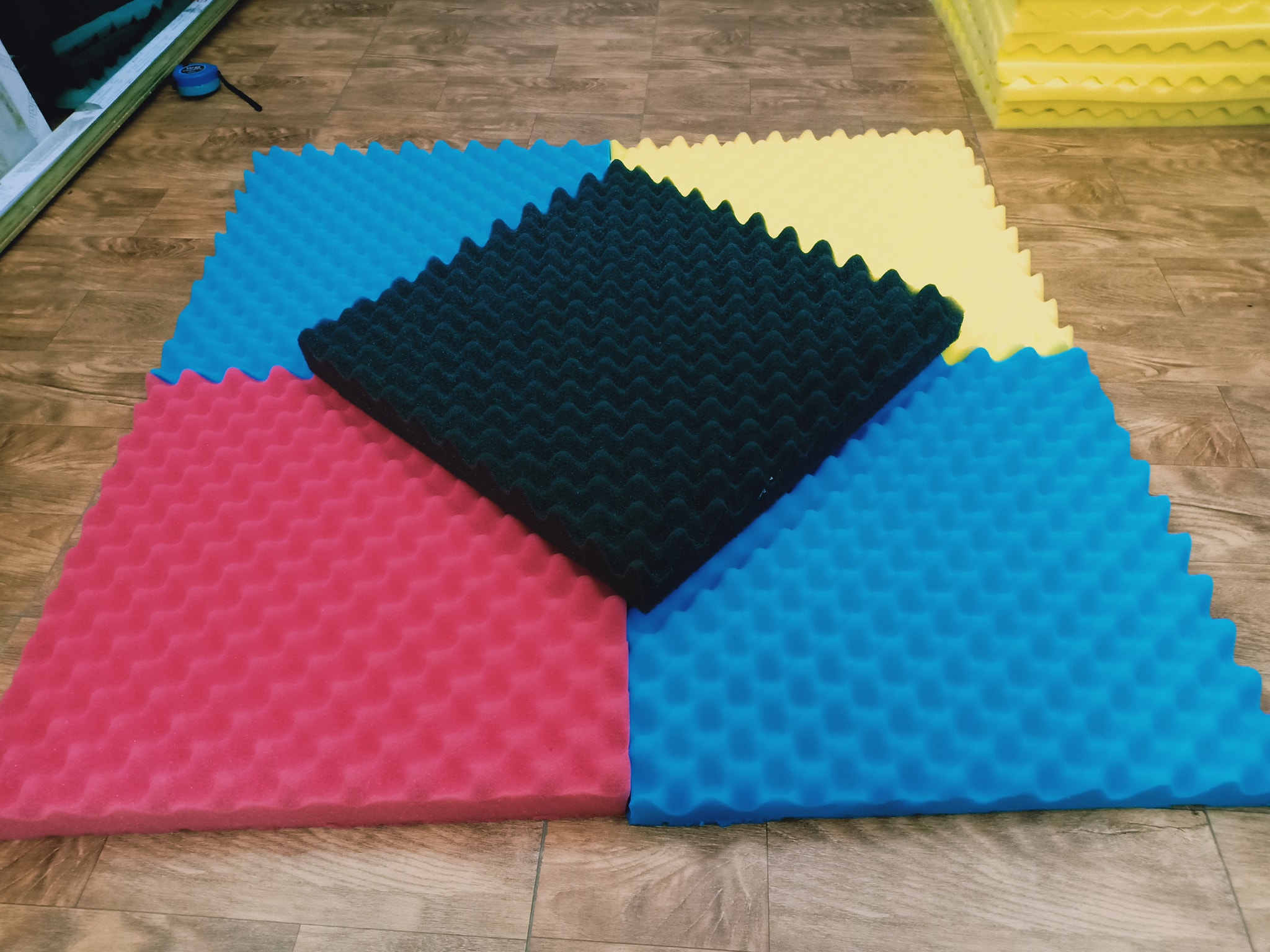 Combo 5 tấm mút tiêu âm hình trứng kích thước 40x40x3cm