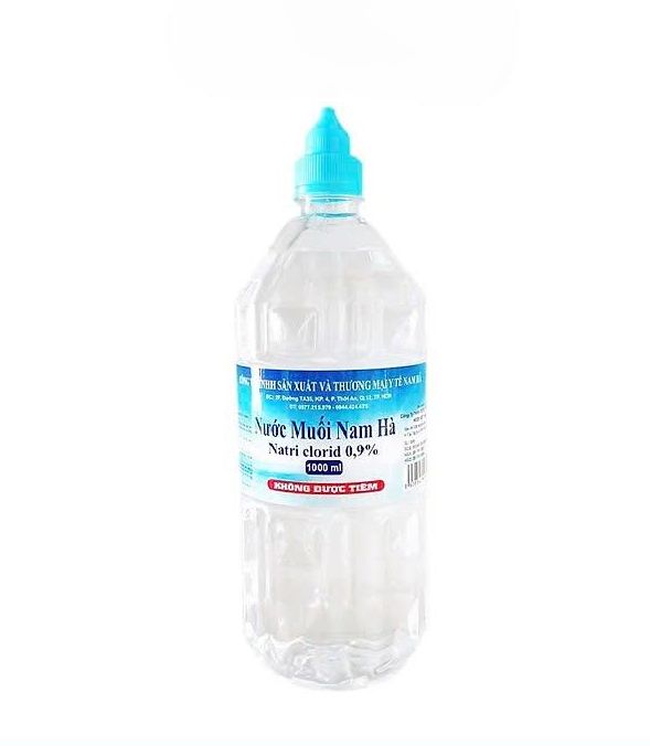 NƯỚC MUỐI SINH LÝ BIWATA 0.9% COMBO 2 CHAI 1000ML | NATRI CLORID SÚC MIỆNG RỬA MŨI VỆ SINH DA HẰNG NGÀY