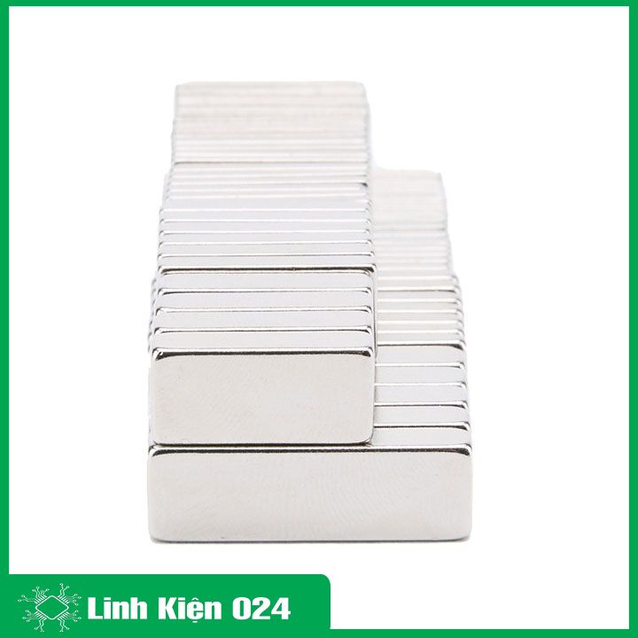 Bộ 2 viên nam châm đất hiếm 20x10x2mm ( từ tính hút cực mạnh )
