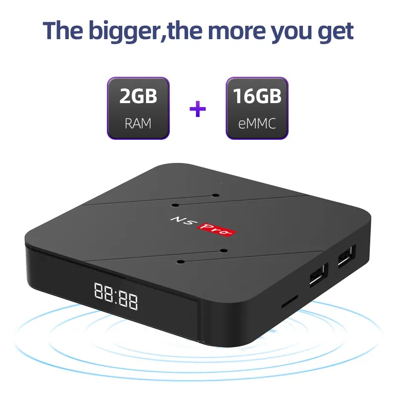 Magic See Android Tivi Box Magicsee N5 Pro Android TV 11 RAM 2GB 16GB Wifi Kép Bluetooth ...