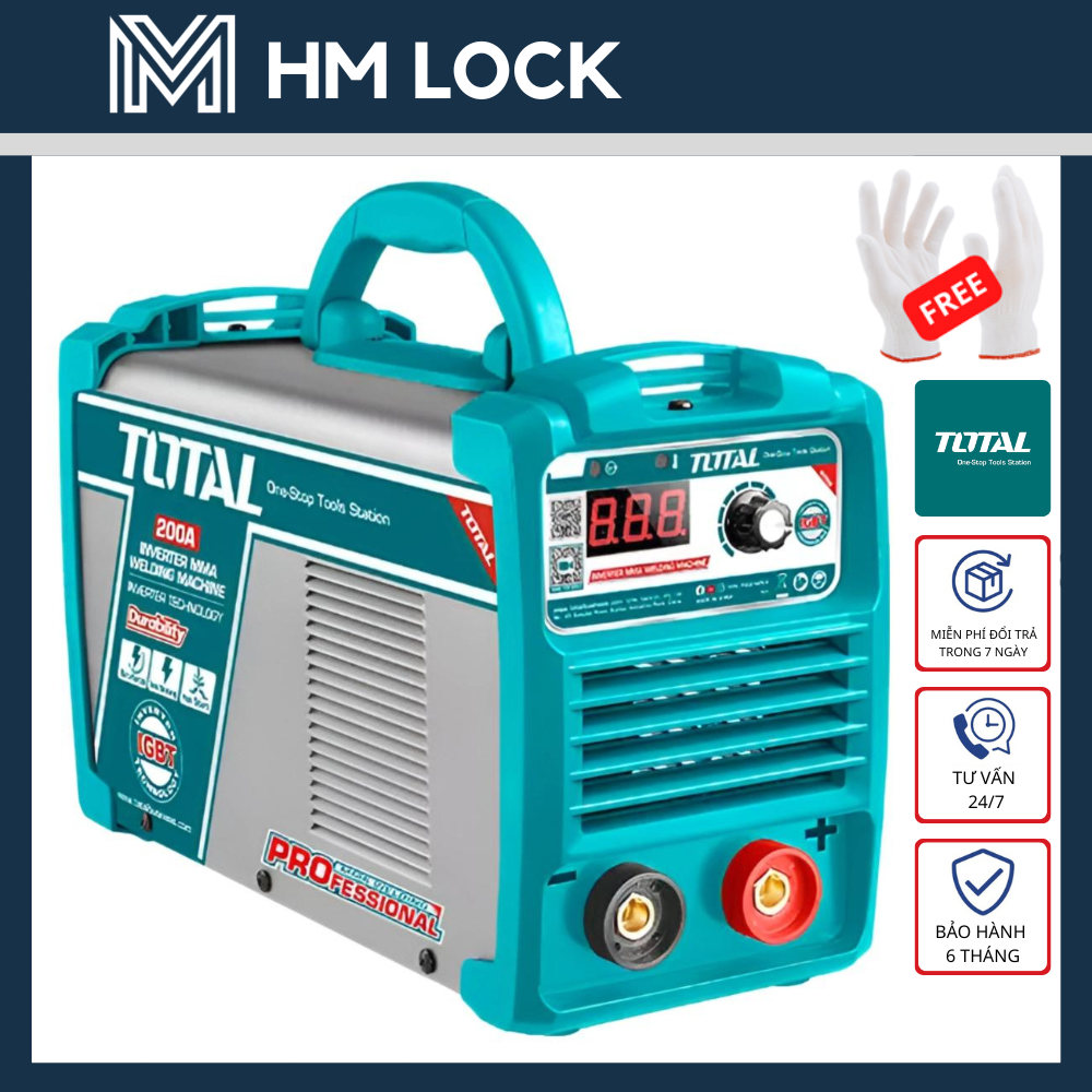 Máy hàn lift tig/ mma inverter 200a/79v total - hàng chính hãng - tw2200381