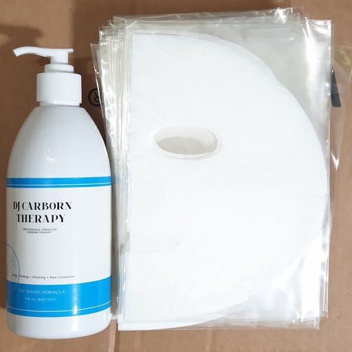 Mặt nạ co2 dj carbon therapy chai 500ml tặng kèm 1 mặt nạ
