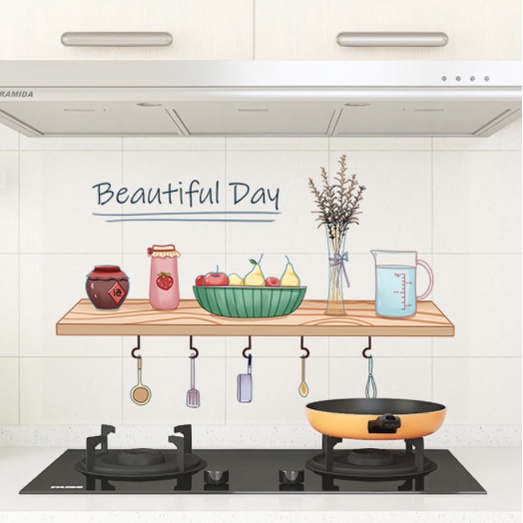 Decal dán bếp ⚡️ Giấy dán bếp cách nhiệt chống dầu mỡ, kích thước (60 x 90cm)