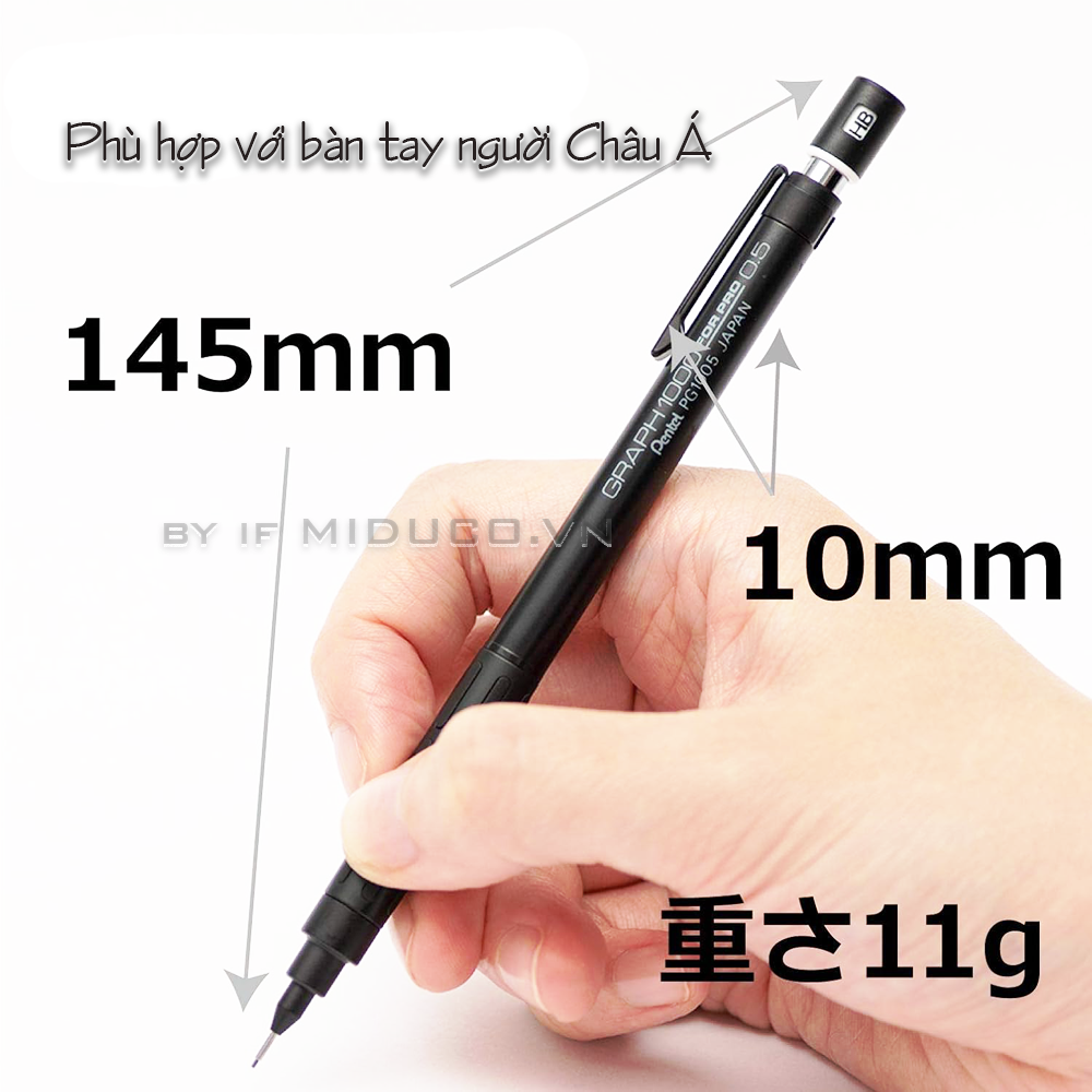 Bút chì bấm Pentel GRAPH 1000 FOR PRO