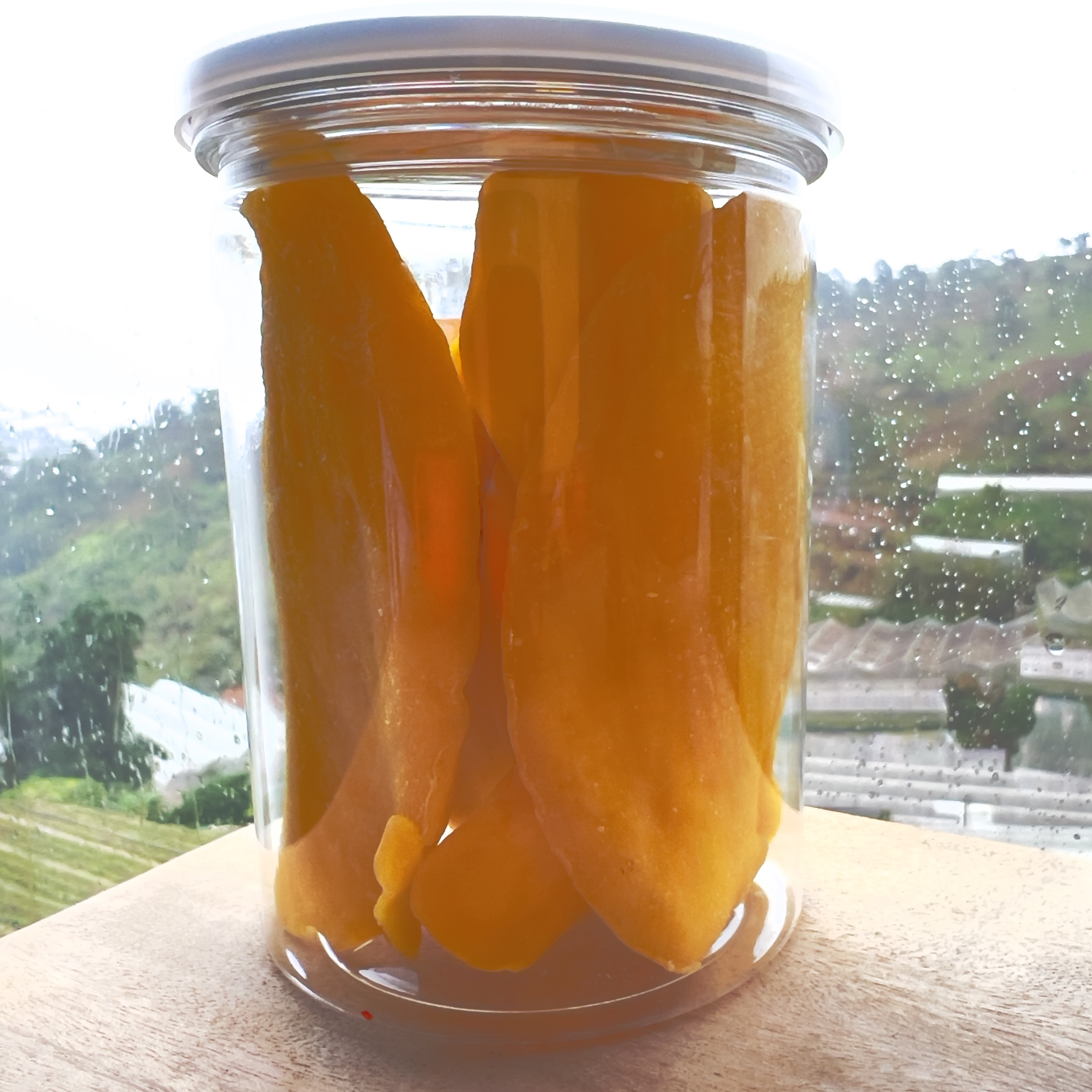 Xoài sấy dẻo nguyên miếng 500gr BanhMat Farm đặc sản trái cây sấy Đà Lạt nguyên vị