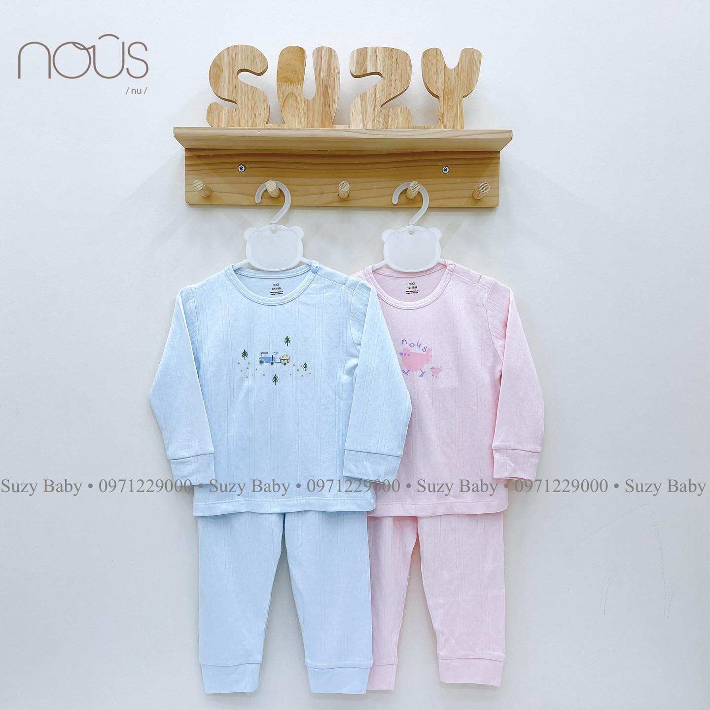 BỘ NOUS THU ĐÔNG DÀI TAY CÚC VAI