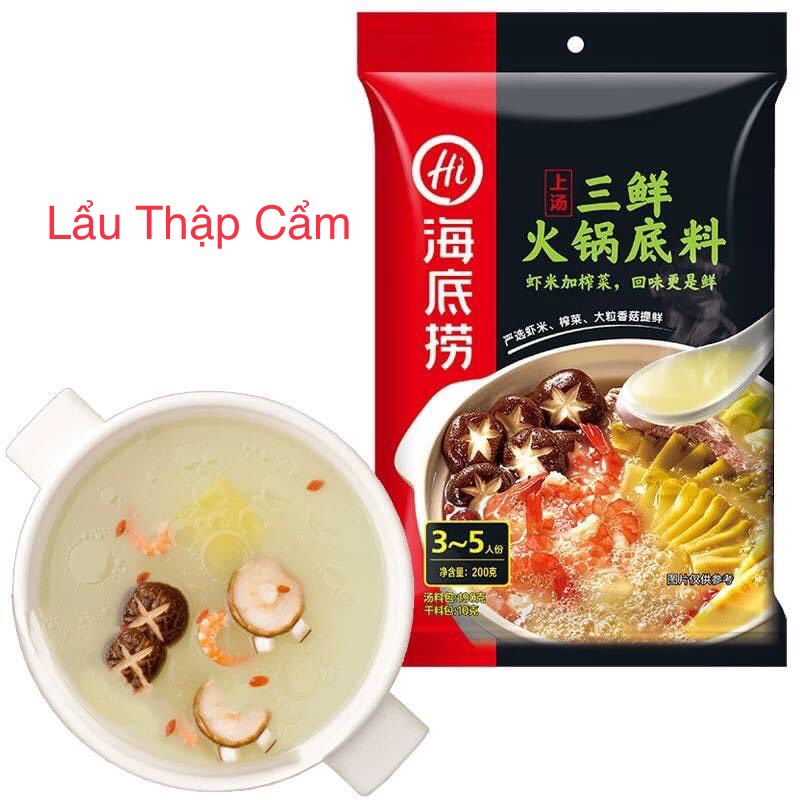 [HCM]Lẩu Haidilao vị Nấm thập cẩm
