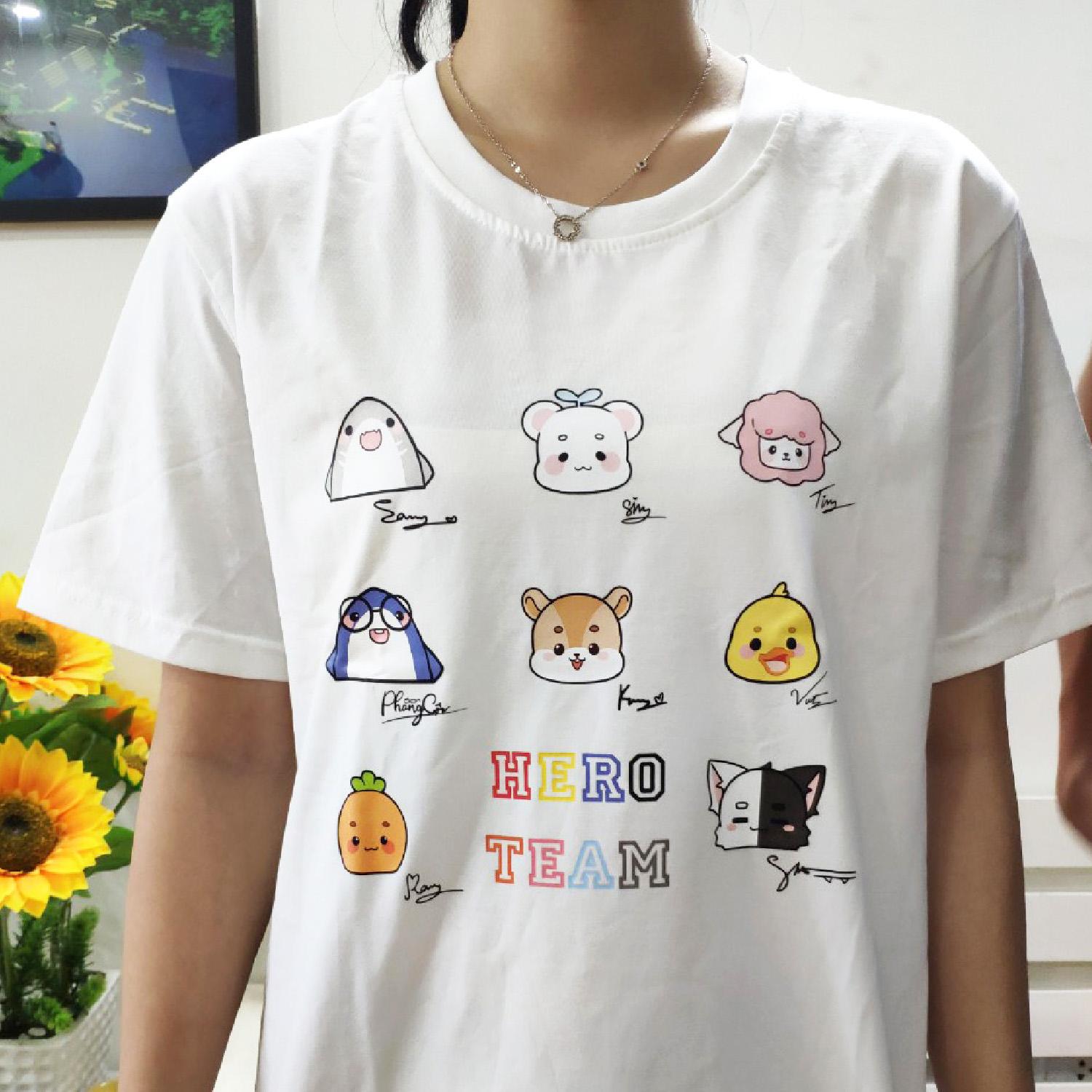 Áo linh vật Hero Team màu trắng