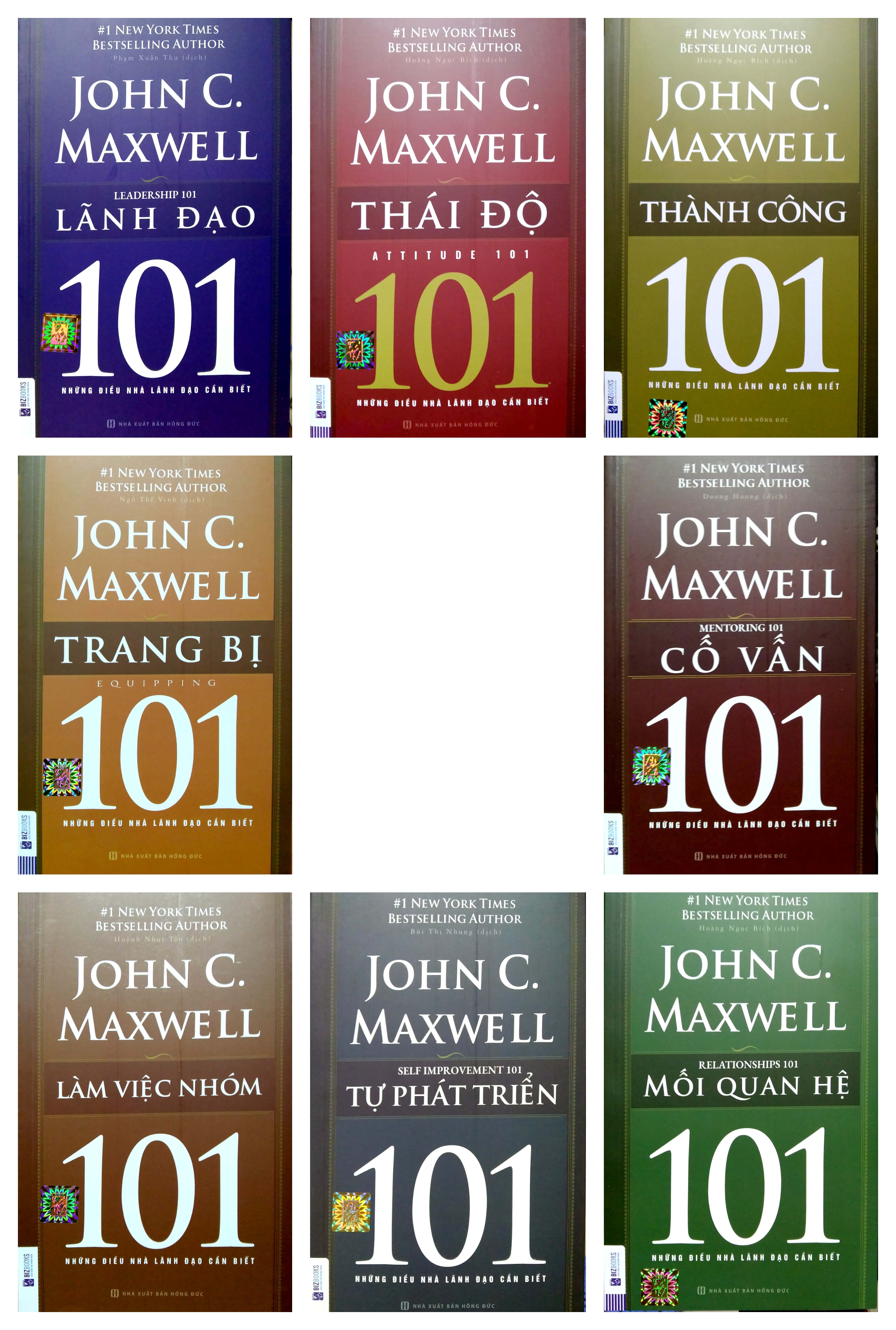 Combo bộ sách 101 Jonh C.Maxwell-"Tầm" của người thành công