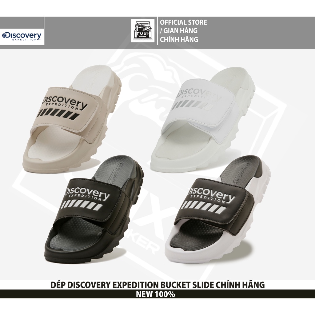 Dép quai ngang Discovery Api cao 4 phân Hỗ trợ đổi size tặng kèm box