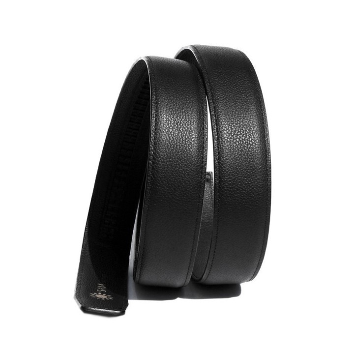 Dây thắt lưng nam da bò cao cấp – dây nịt nam không mặt khóa sdnsx003 - da bò thật bảo hành 12 tháng chính hãng