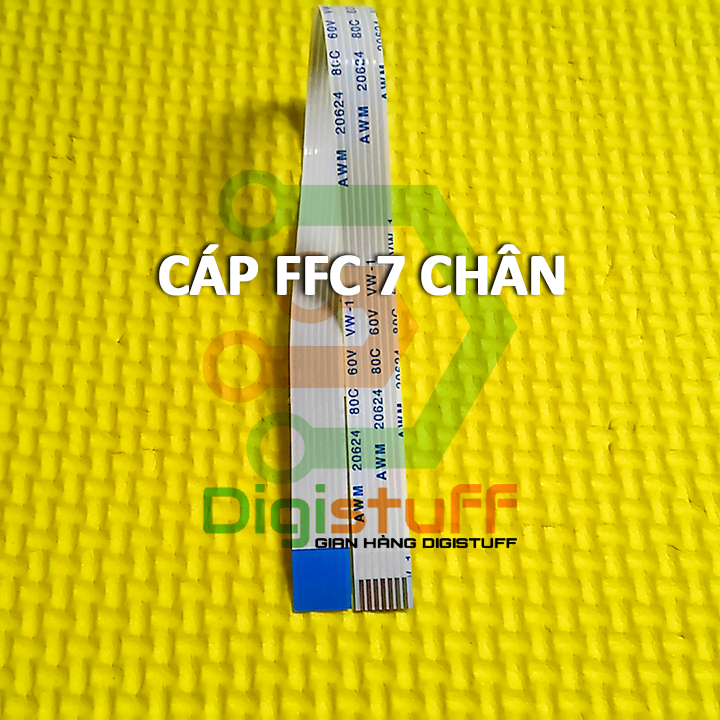 Cáp dẹt ( cáp FFC ) 7 chân AWM 20624 80C 60V VW-1