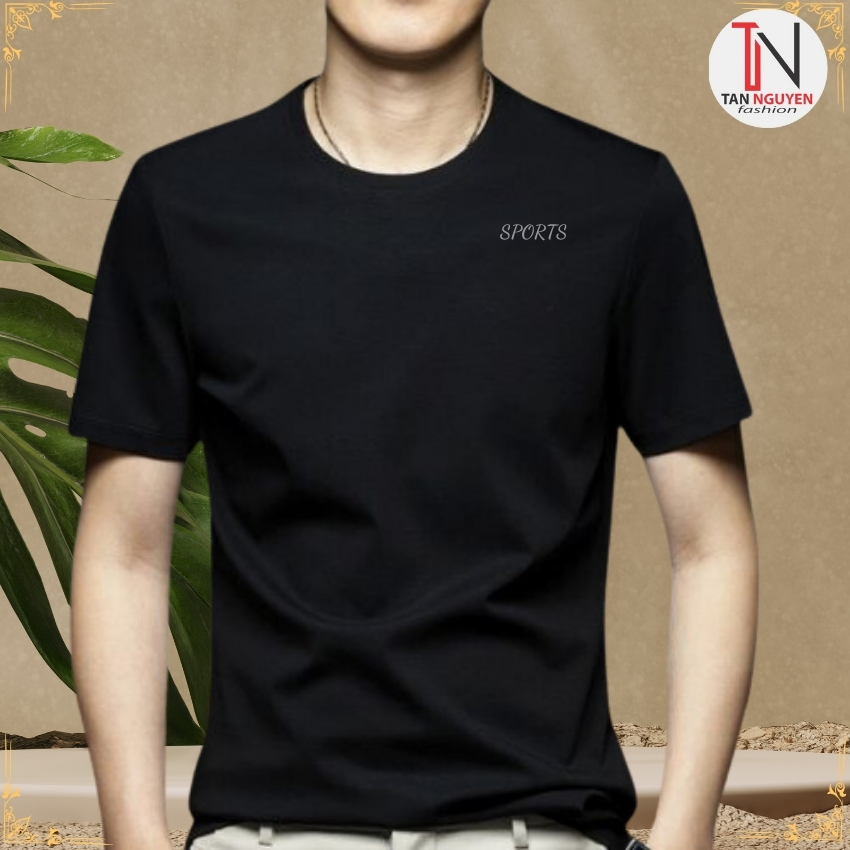 Áo Thun Thể Thao Nam Cổ Tròn Tay Ngắn - Chất liệu Thun lạnh co giãn 4 chiều Mền Mại Mịn Màng - tannguyen shop