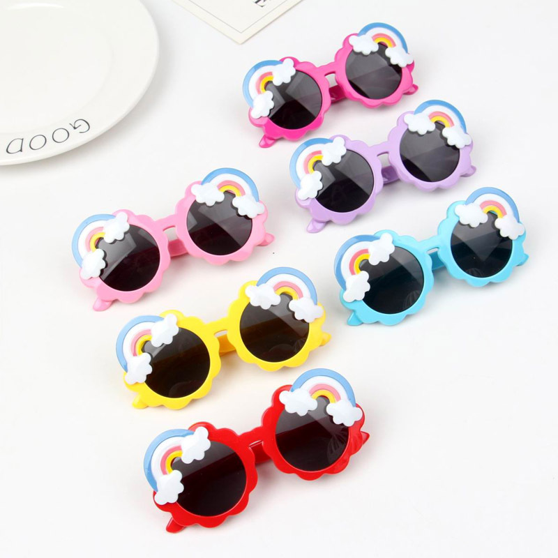 Mắt kính hoa cầu vòng cho bé 1-8 tuổi