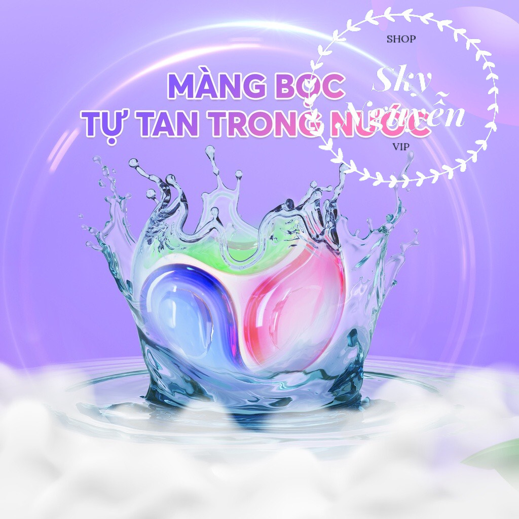 Viên Giặt Xả Maxkleen Hàng Dùng Thử (1 viên)