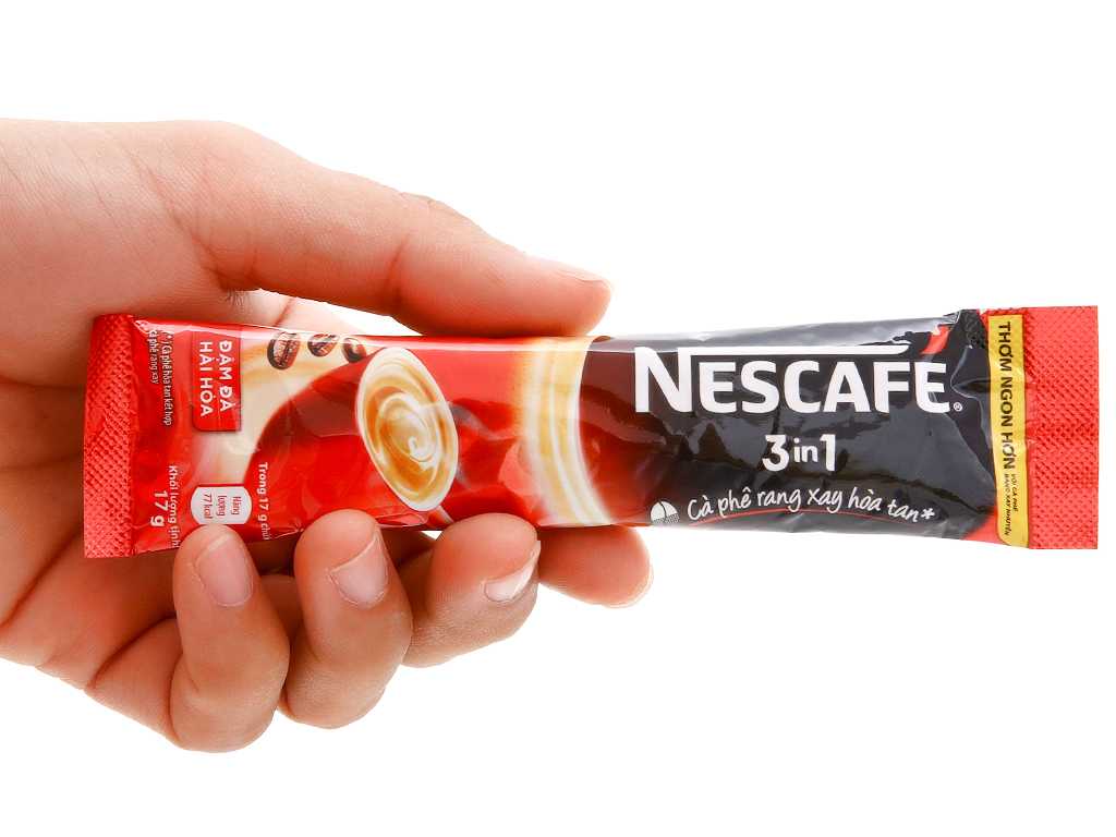 Cà phê sữa NesCafé 3 in 1 đậm đà hài hòa 340g ( hộp đỏ 20 gói x 17g)